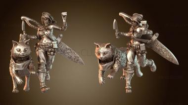 3D модель Королевство смерти Анна и молочный коктейль (STL)