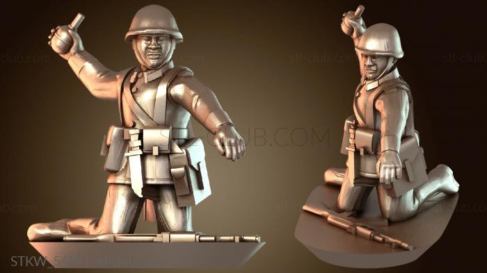 Military Тактическая метательная граната с колена