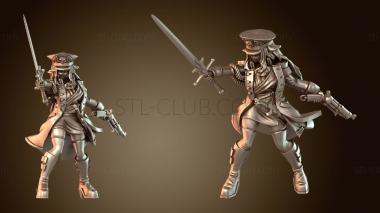 3D модель Комиссар Азура Блейд (STL)