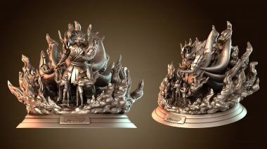 3D модель Курама Сусаноо Наруто Саске (STL)
