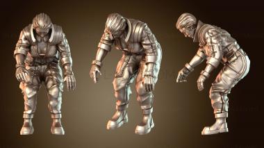 3D модель Лана Сидящая Предварительно (STL)
