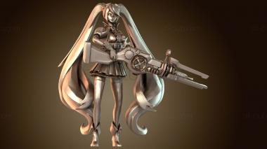 3D модель Layla mobile legends neoygeo qmiat (STL)