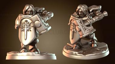 3D модель Молот и щит Освободителей Непреклонный (STL)