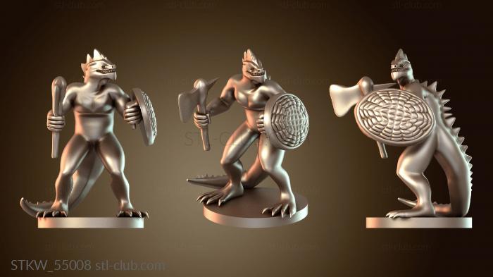 Military Ящеролюд Варвар