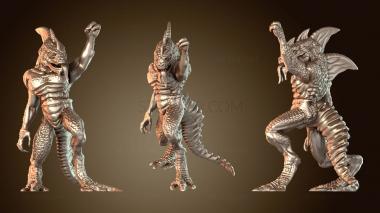 3D модель Чемпион ящеролюдов (STL)