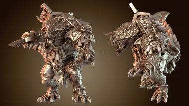 3D модель Ящер КРОКС (STL)