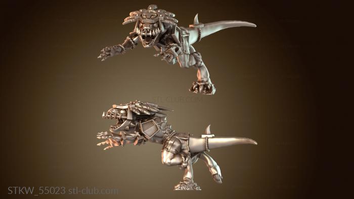 Military Ящерочеловек-сцинк, стремительный тактик