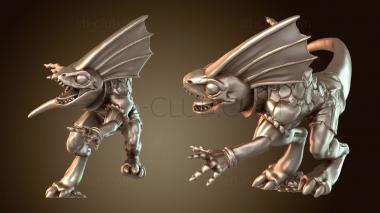 3D модель Ящерочеловек скинкп (STL)