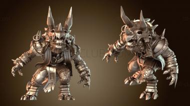 3D модель Ящеролюды Кроксигор (STL)