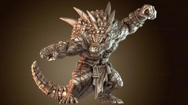 3D модель Ящеры КРОКСИГОР cocodrilo senalando (STL)