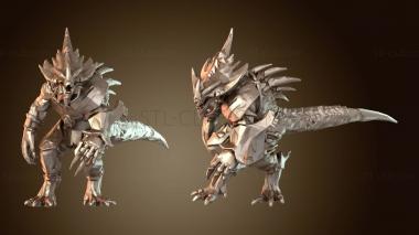 3D модель Ящеролюды Кроксигор Грок тар (STL)