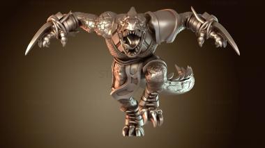 3D модель Ящеролюды-завры свирепые (STL)