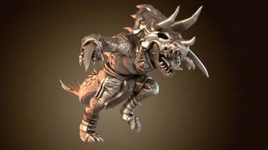 3D модель Ящеролюды Завры мид (STL)