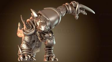 3D модель Ящеролюды-завры средние ловкие (STL)