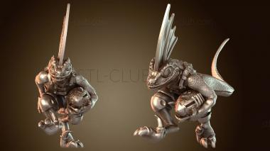 3D модель Ящеролюды Сцинк уклончивый (STL)