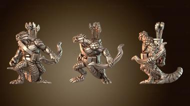3D модель Ящерицы доминируют (STL)