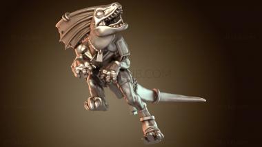 3D модель Изделия из лизарменов-скинов SKINK (STL)