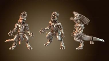 3D модель Ящерицы-Сцинки быстрые СКИНК (STL)