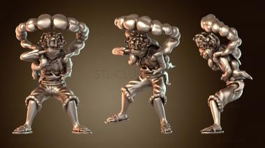 3D модель Луффи Гир (STL)