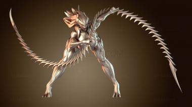 3D модель Lusmon Whips wild (STL)