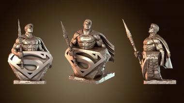 3D модель MAN CON LANZA ENTERO (STL)