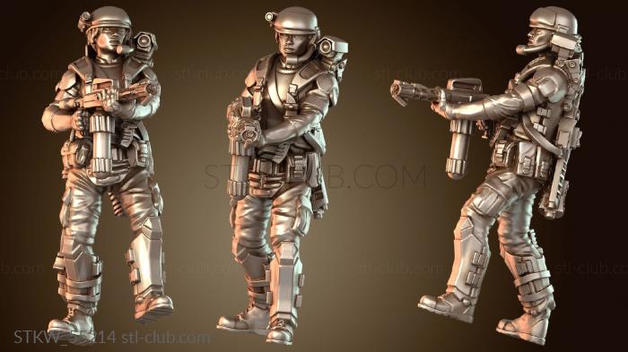 Military Морпехи-вороны, женщина-морпех