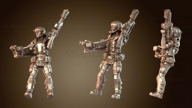 3D модель Женский шлем морской пехоты «Морпехи Рейвен» (STL)