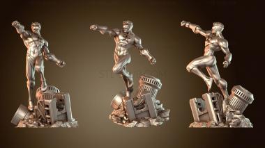 3D модель Золотой бустер Marvel (STL)