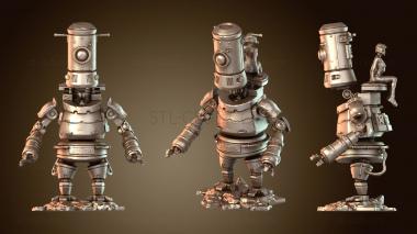 3D модель Ограничительная рамка для Mech Girl (STL)
