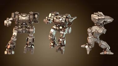 3D модель Размеры мехов Blacklanner (STL)