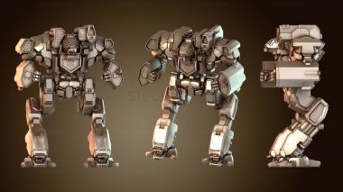 3D модель Мехи Блоад Асп (STL)