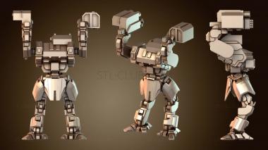 3D модель Мехи Огненный Мотылёк Дашер (STL)