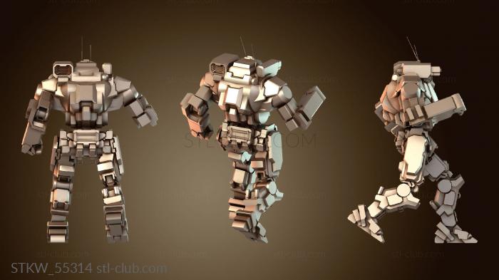 Military Мехи заполнены огненным шаром