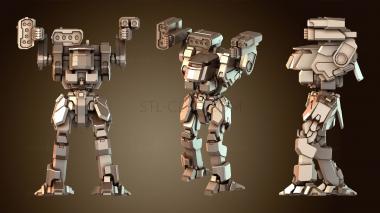 3D модель Мехи Огненный Мотылёк (STL)