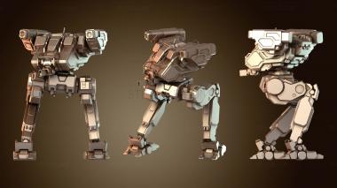 3D модель Мехи FLEA в бухте (STL)