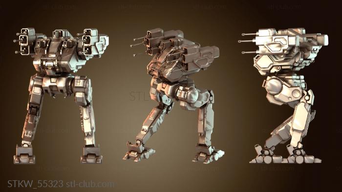 Military Мехи FLEA FIREANT ATBAY