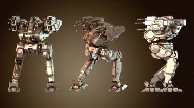 3D модель Мехи FLEA FIREANT ATBAY (STL)