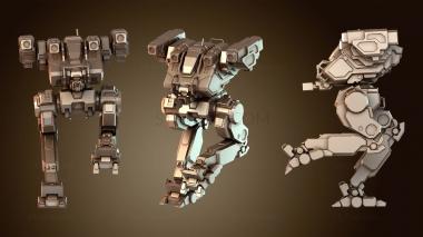 3D модель Мехи блошиная охота (STL)