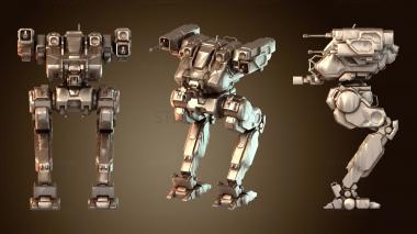 3D модель Мехи FLEA Restd (STL)