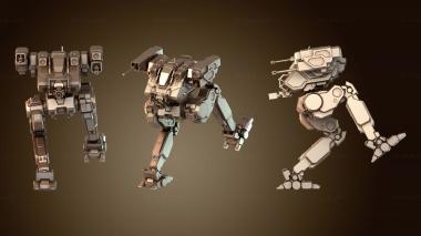 3D модель Мехи FLEA Runi (STL)