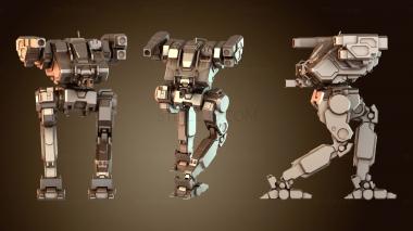 3D модель Блошиная прогулка мехов (STL)