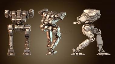 3D модель Мехи FLEA Walku (STL)