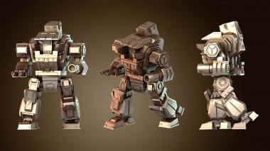 3D модель Мехи Гладиатормм (STL)