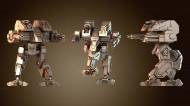 3D модель Мехи Адская Гончая (STL)