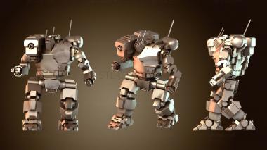 3D модель Мехс горбун ОГОНЬ (STL)