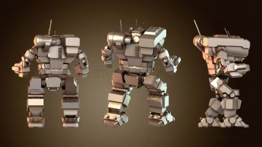 3D модель Мехи Горбун бронированный (STL)