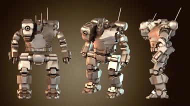 3D модель Мехс горбун Подожди (STL)
