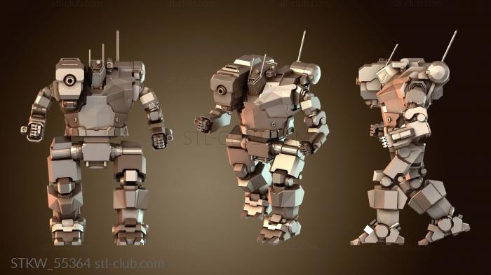 Military Горбун Меха Прогулка