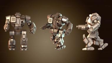 3D модель Размеры посадочных площадок мехов (STL)