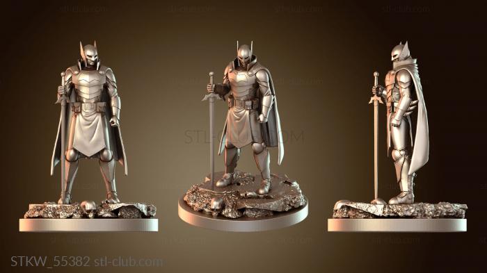 Military Средневековая статуя Бэтмена
